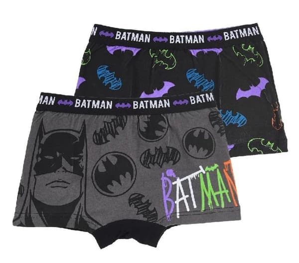 2-pak boxershorts Batman Sort/Grå 4/5 år