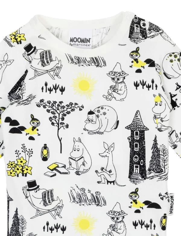 Mumi-body sort/hvid