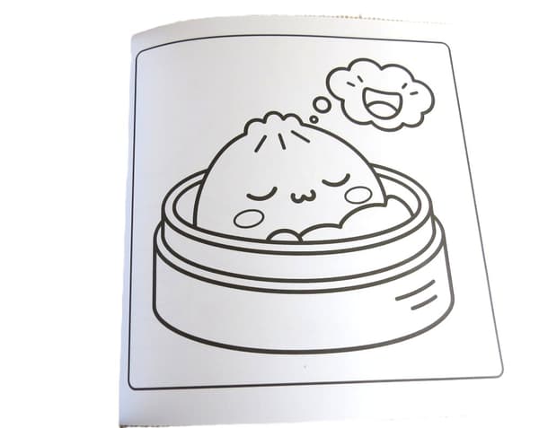 Söta Dumplings målarbok