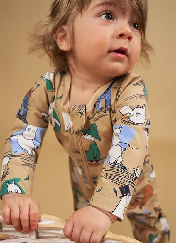 Mumi Storm pyjamas beige