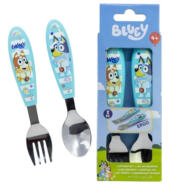 Bluey metalbestiksæt - 2 dele