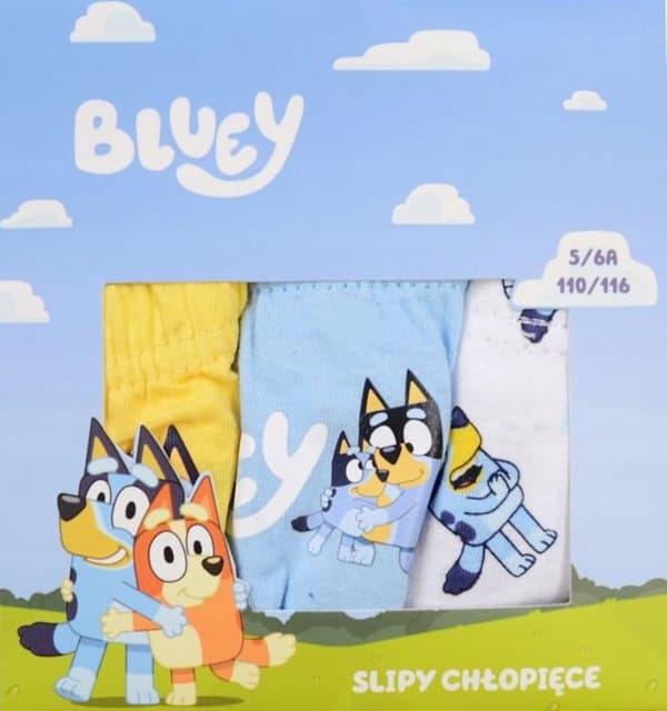 3-pak Bluey trusser