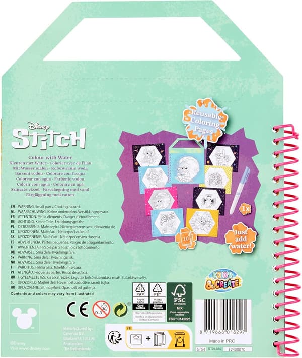 Stitch Måla med Vatten