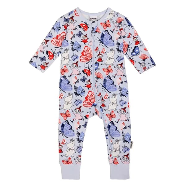 Mumi Butterfly Kick Pyjamas Lyseblå