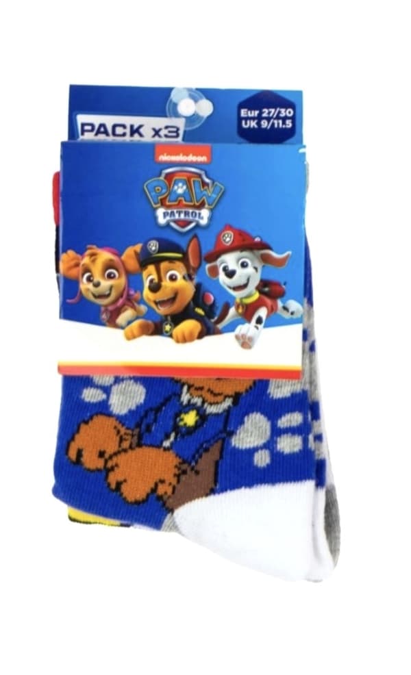 3-pack Paw patrol strumpor Tassavtryck