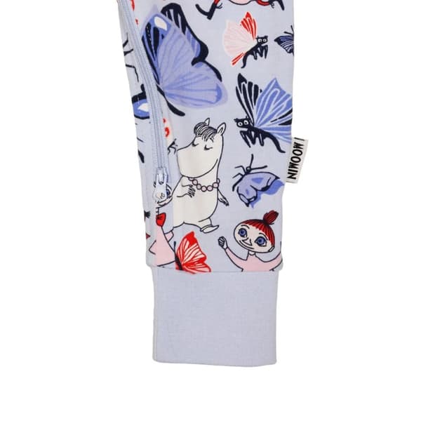 Mumi Butterfly Kick Pyjamas Lyseblå