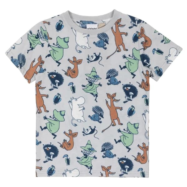 Mumi Lustig shorts pyjamas grå