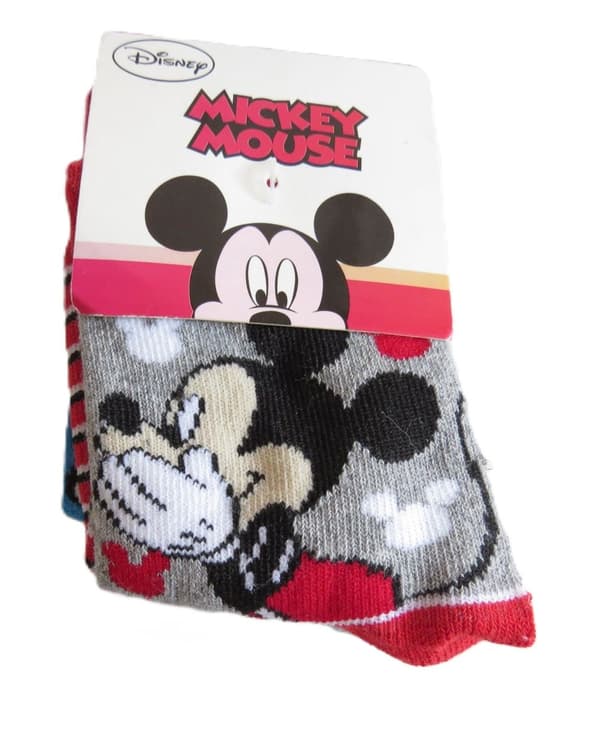 3-pak Mickey Mouse sokker 23/26