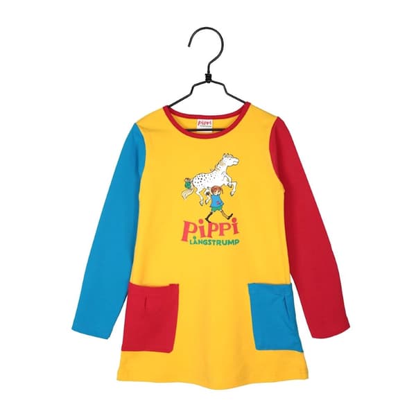Peppi Pitkätossu Pippi-tunika taskuilla