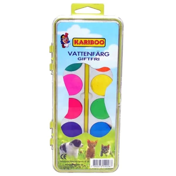 Vattenfärg 12 färger