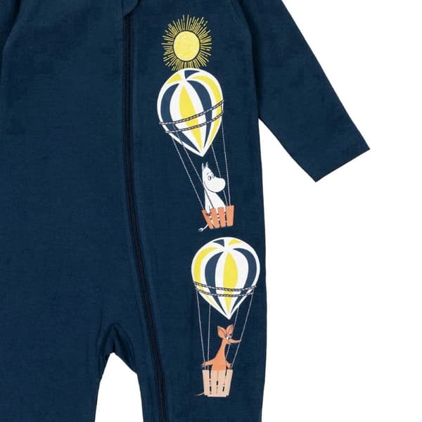 Mumi Dovendyr pyjamas sort/hvid