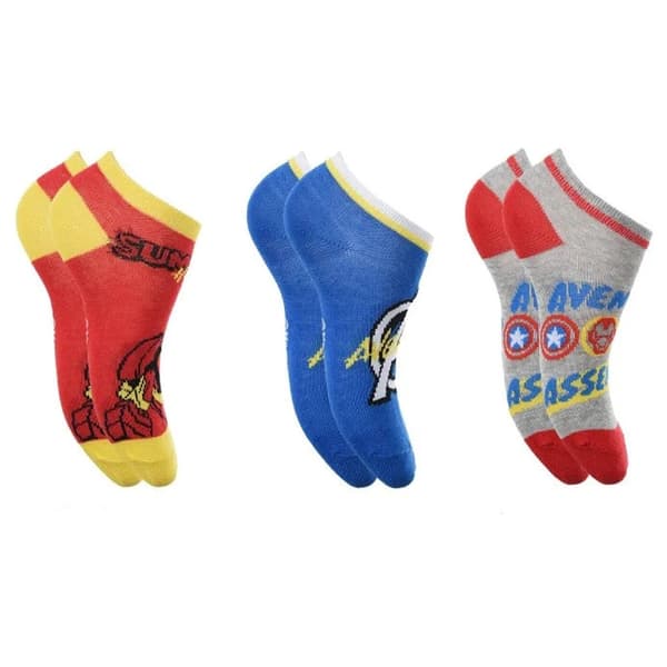 Marvel Avengers 3-pack ankelstrumpor