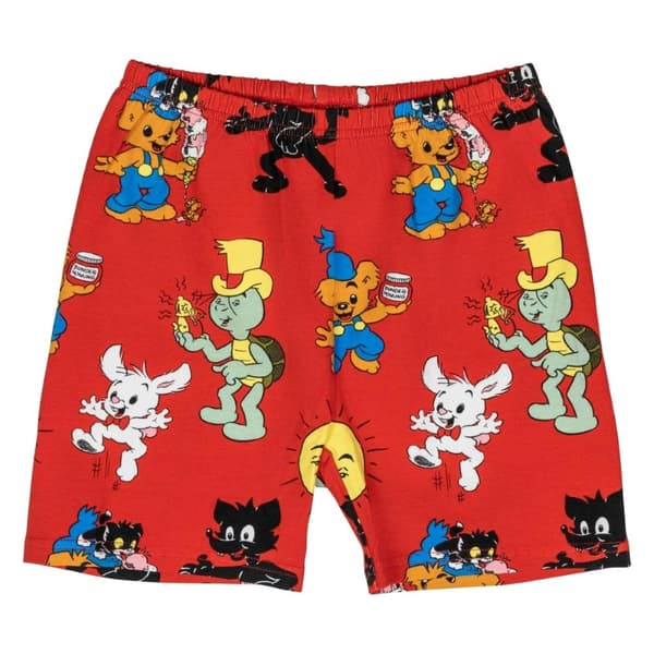 Bamse Kompisar-shortspyjamas röd 86/92