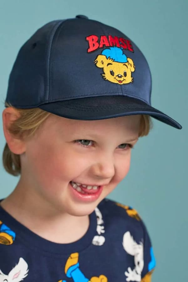 Bamse-keps mörkblå