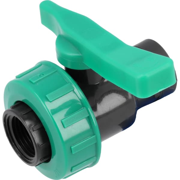 Kulventil 1/2"x 1/2" PP, hunn/hunn
