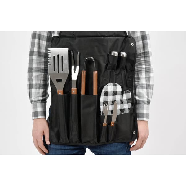 Grillforkle med tilbehør - 8 deler