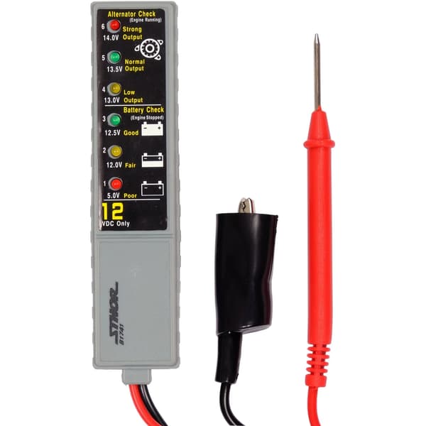Testutstyr for generator og batteri