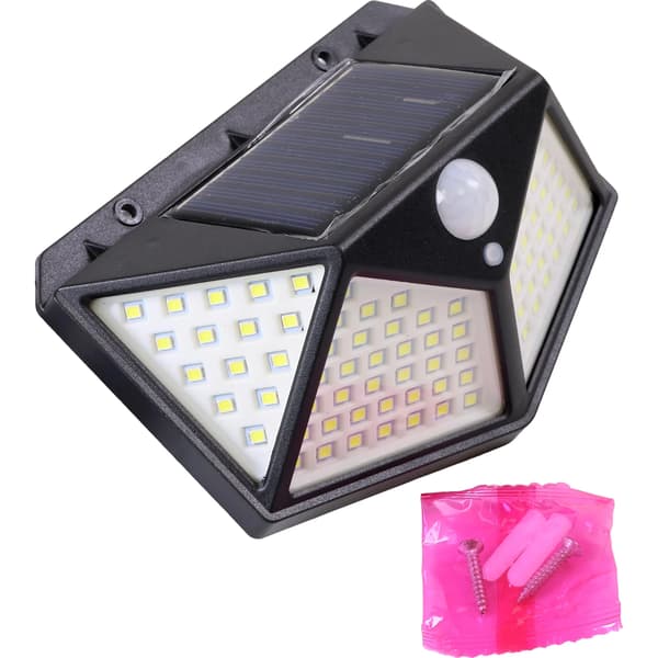 LED-Aurinkolamppu 100 liike- ja hämäräsensorilla 100 SMD-diodia