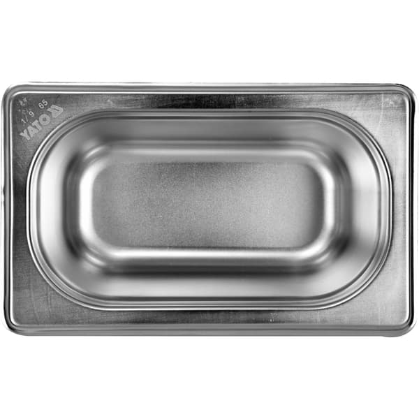 Gastronomitank af rustfrit stål GN 1/9 65MM 0,55L