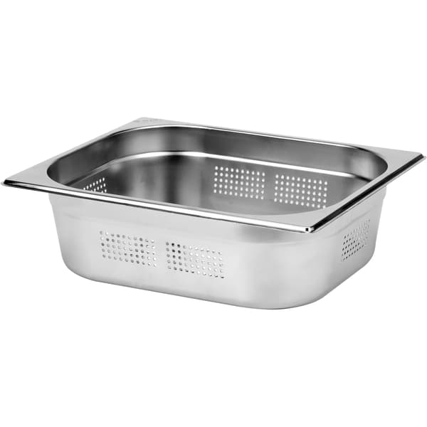 Perforerad behållare GN 1/2 100 mm av rostfritt stål