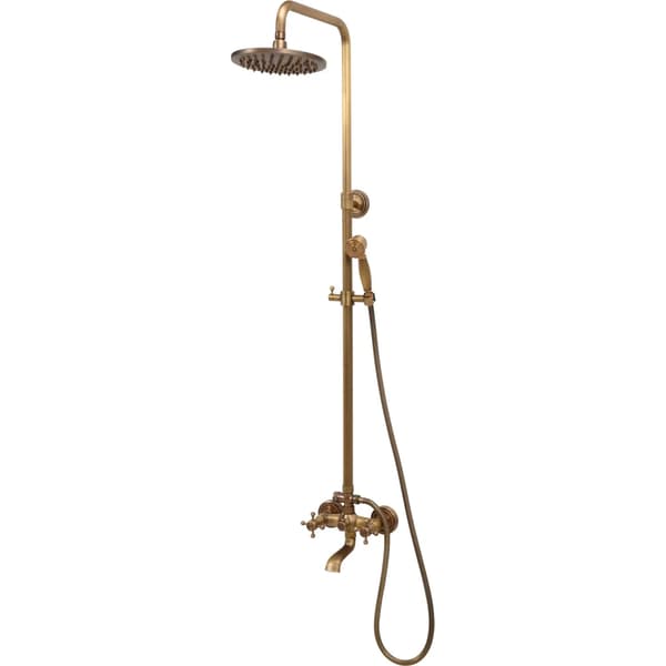 Svenska RETRO BRONZE Duschstång Kolumn, badkar, duschkomponenter