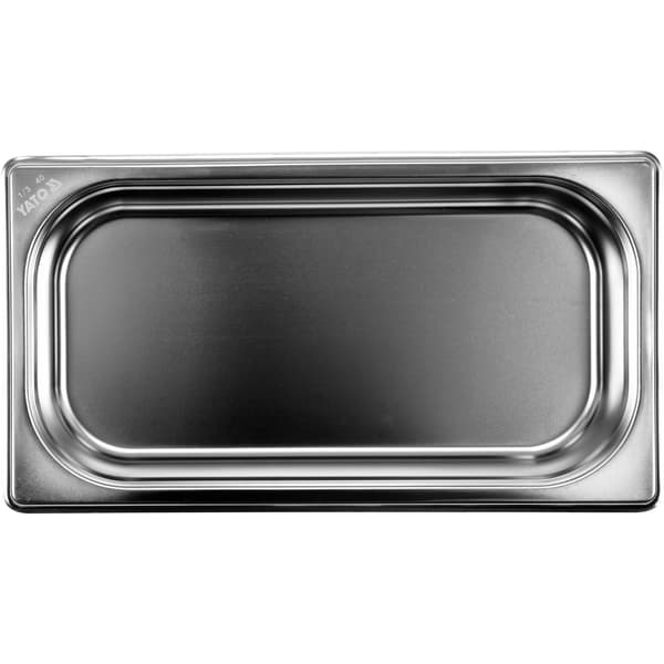 Gastronomiboks i rustfrit stål GN 1/3 40