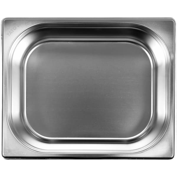 Gastronomitank af rustfrit stål GN 1/2 100MM 5,5L