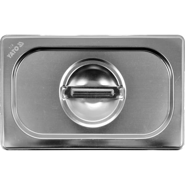 Låg til GN-beholder i rustfrit stål GN 1/9