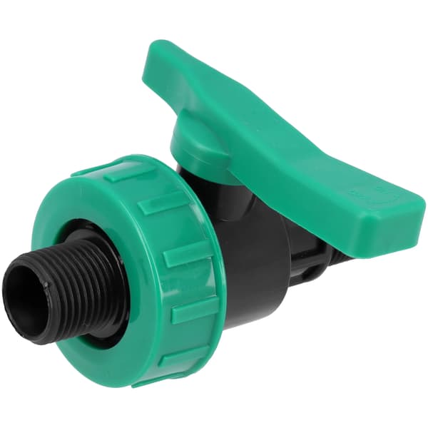 Kulventil 1/2" x 1/2" PP, Gjenge/Gjenge
