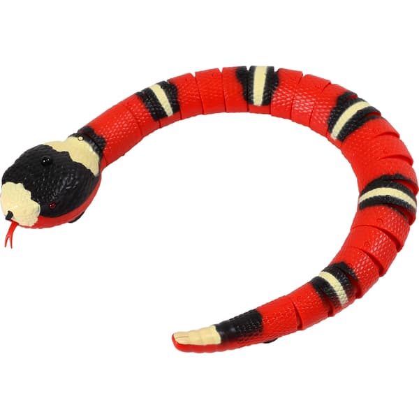 Interaktiv orm för katter – 40 cm, USB-uppladdningsbar