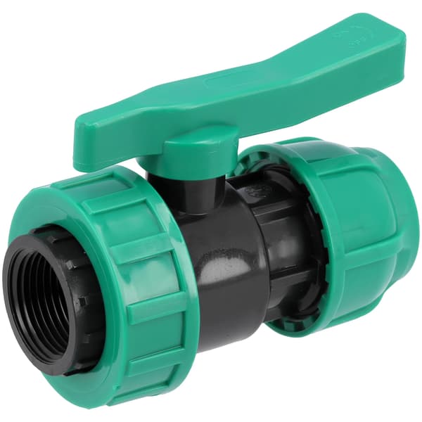 Zulåsningsventil 32MM x 1" PP, Hun