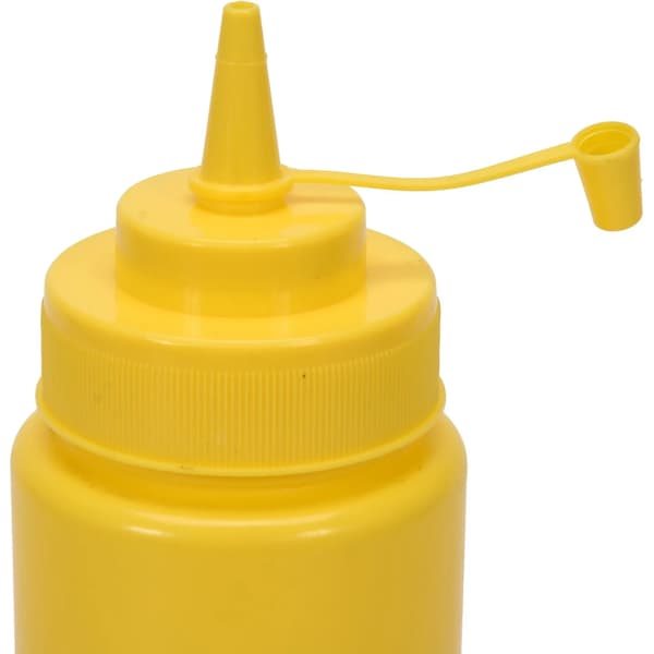 DYSPENSER TIL DRESING 700ML GULT Gule Dipskefuld Beholder Ketchup Sovsabrik
