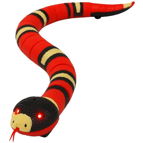Interaktiv orm för katter – 40 cm, USB-uppladdningsbar