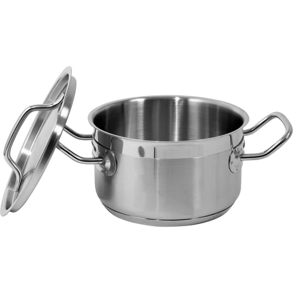 Gryde Medium med låg af Rustfrit Stål 16x9,5cm 1,9L