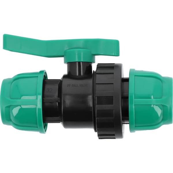 PP Kuleventil 32x32mm Kuleventil, Riktig For Rørsystemer, Holdbar Plastventil