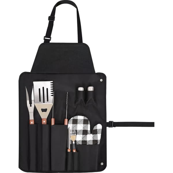 Grillforkle med tilbehør - 8 deler