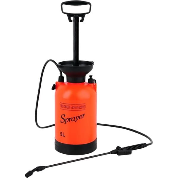 Handhållen tryckspruta 5L, sprayflaska