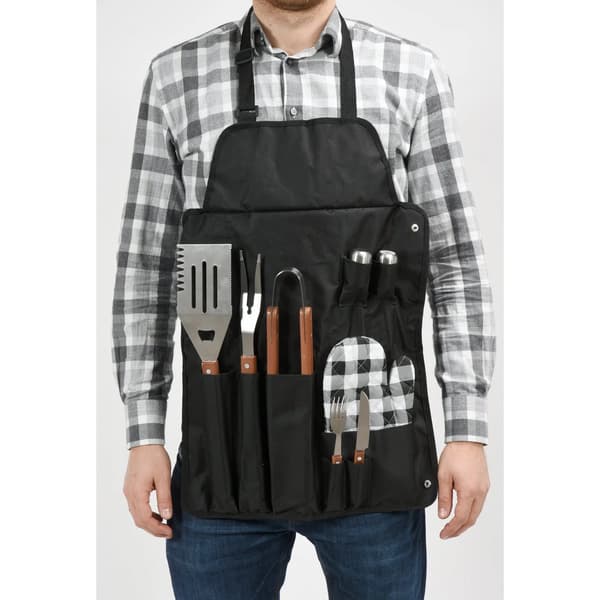 Grillforkle med tilbehør - 8 deler