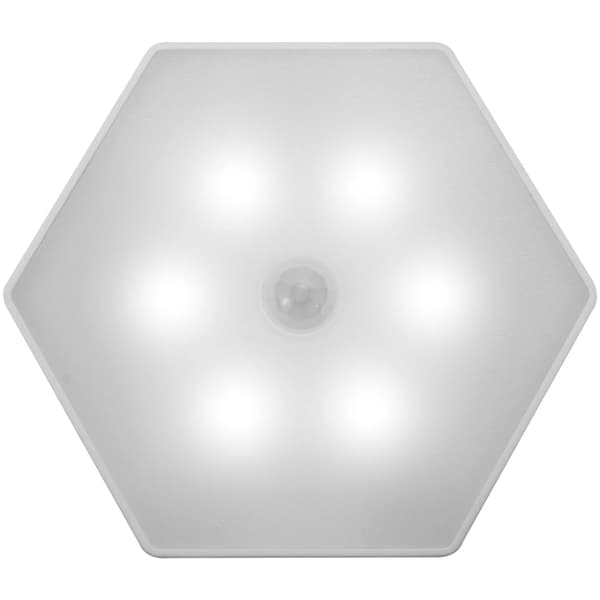 Nattlampe SMD LED 50LM IR-sensor & skumringssensor, batteri