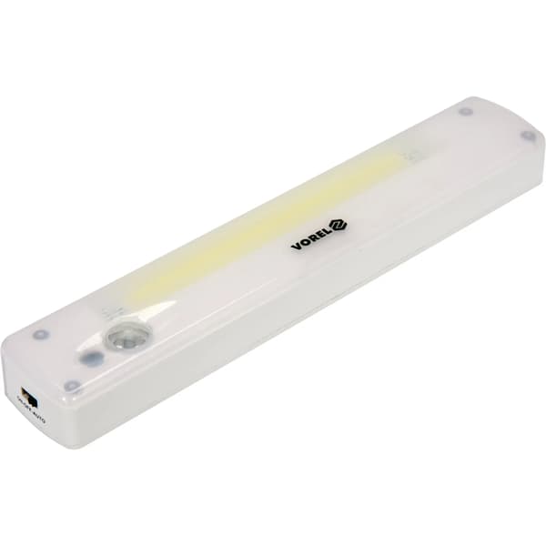 COB LED Nattlampa med Rörelsesensor Och Skymningssensor 120LM 3AAA