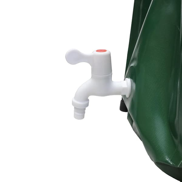Regnvattentank 500L Regentunna Fällbar Grön Fällbar Regnfäss Wassertank