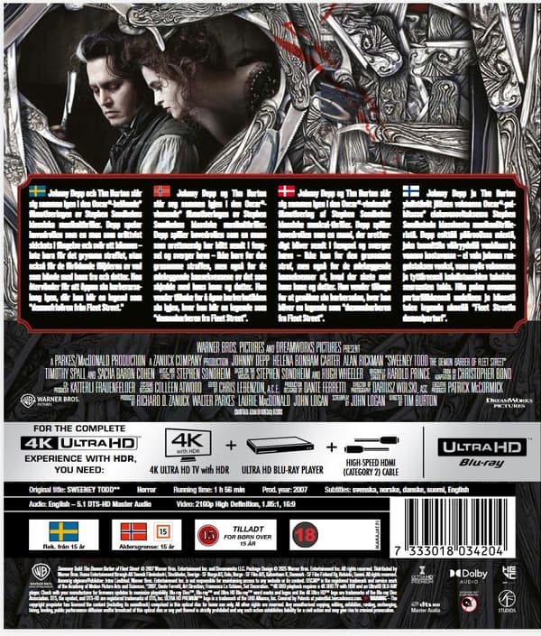 Sweeney Todd 4K