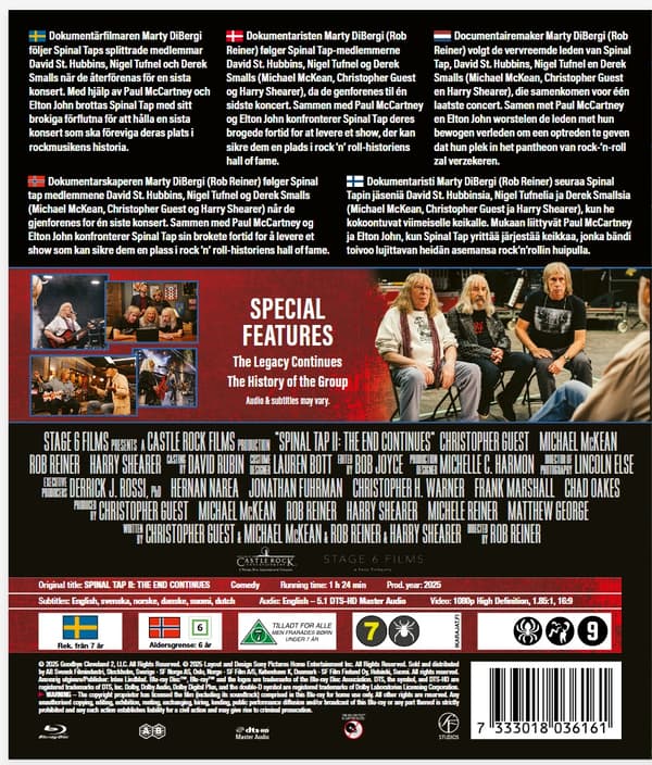 Spinal Tap II The End Continues Blu ray
