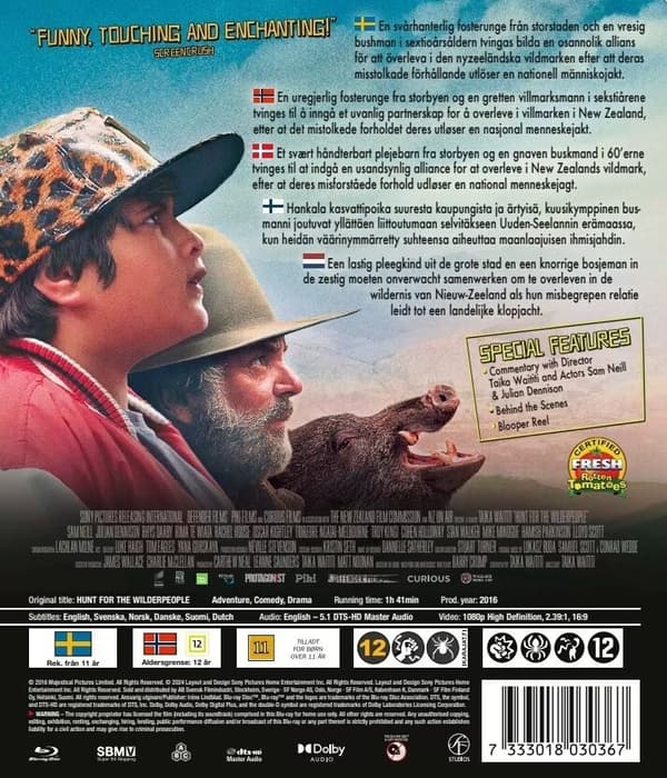 Hunt for the Wilderpeople Blu Ray