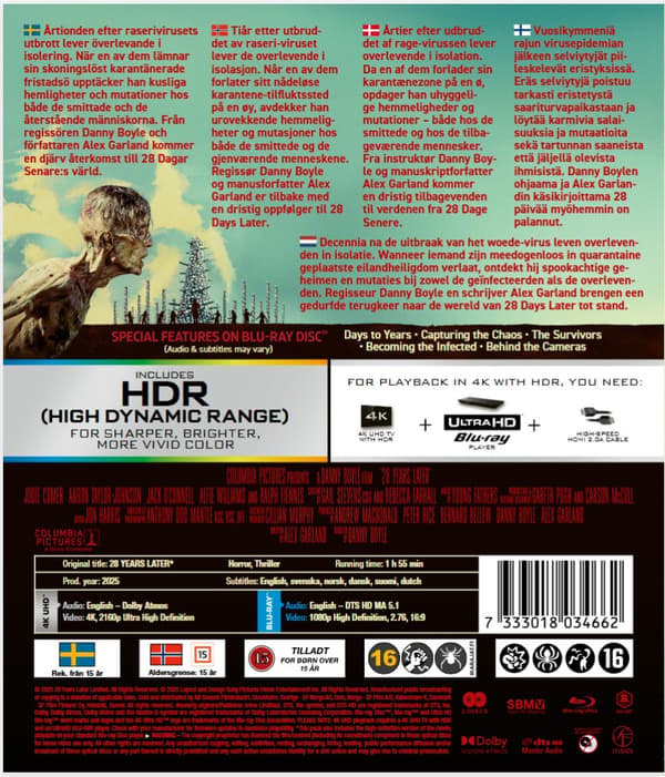 28 Years Later 4K + Blu ray