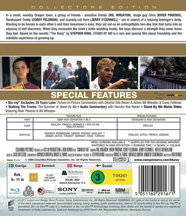 Stand By Me Blu Ray