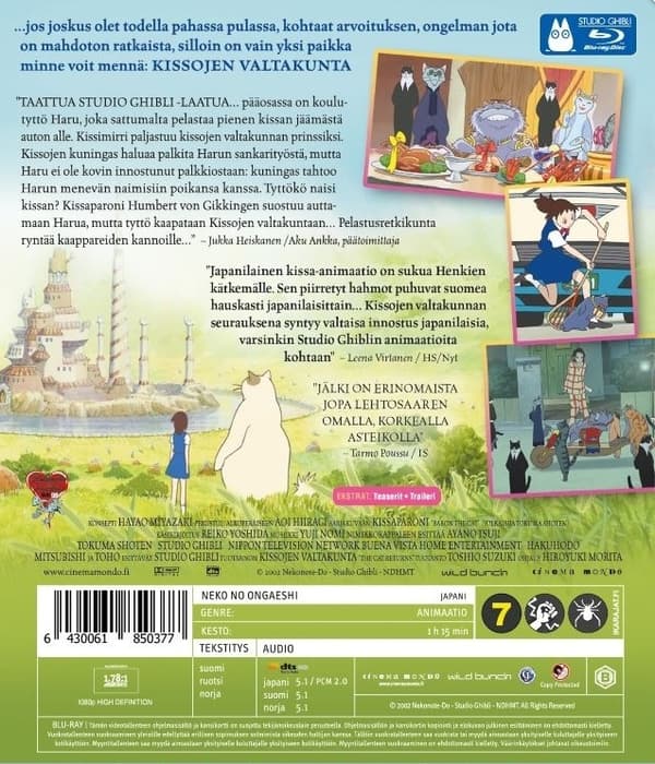 Kissojen valtakunta Blu Ray
