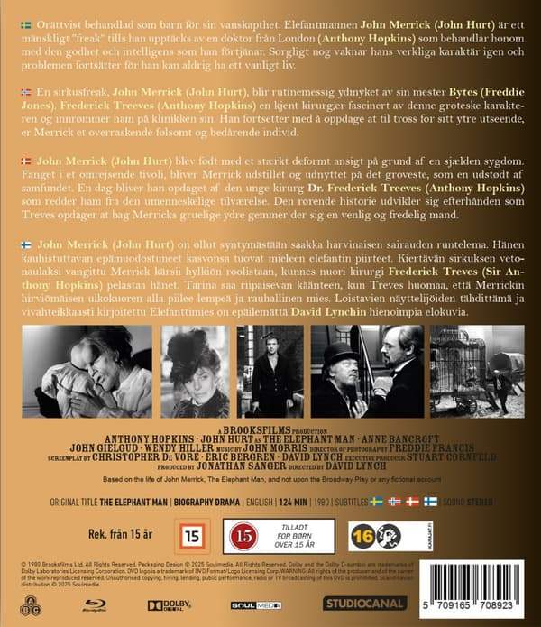 The Elephant Man Blu ray