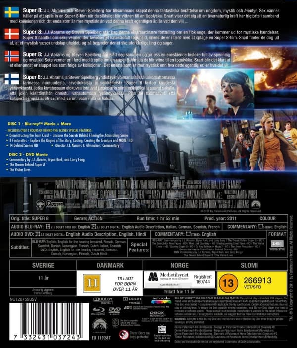 Super 8 Blu Ray
