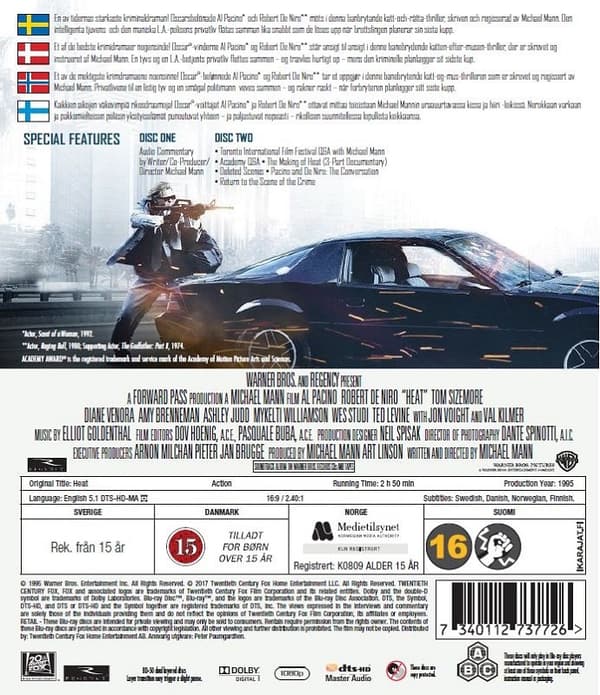 Heat Directors Definite Edition Blu Ray